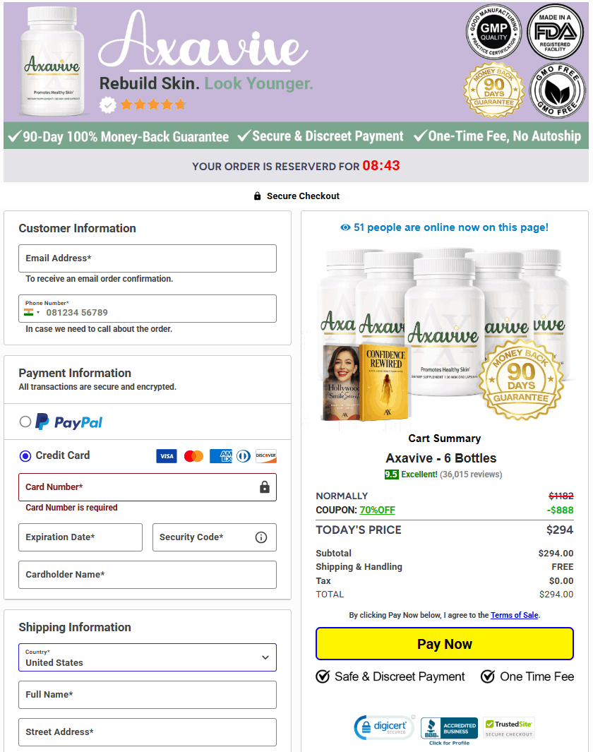 axavive purchase-price